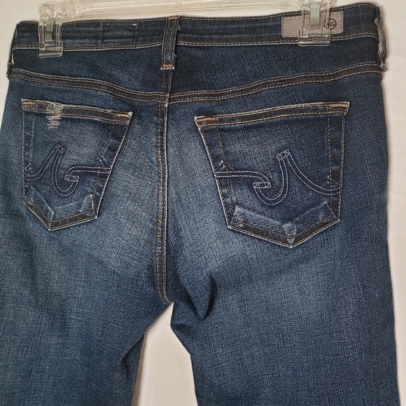 AG Adriano Goldschmied The Legging Ankle Dark Washed Blue Jeans Sz 25R - Picture 9 of 12